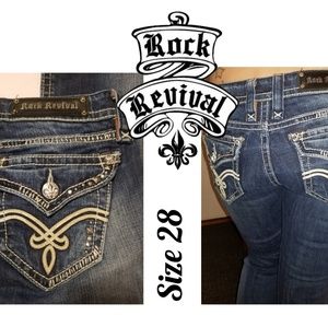 EUC Rock Revival Elania Boot Size 28 (long)